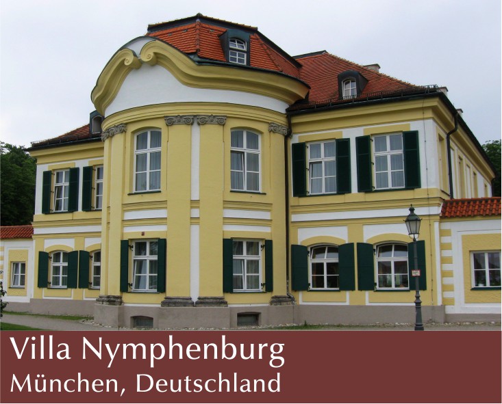 Villa Nymphenburg - München - Ornamente - Intarsienparkett - Sternparkett - Bordüren - Tafelboden