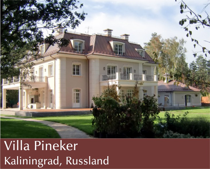 Villa Pineker - Kaliningrad - Russland - Ornament - Bordüre - Tafelparkett - Intarsien