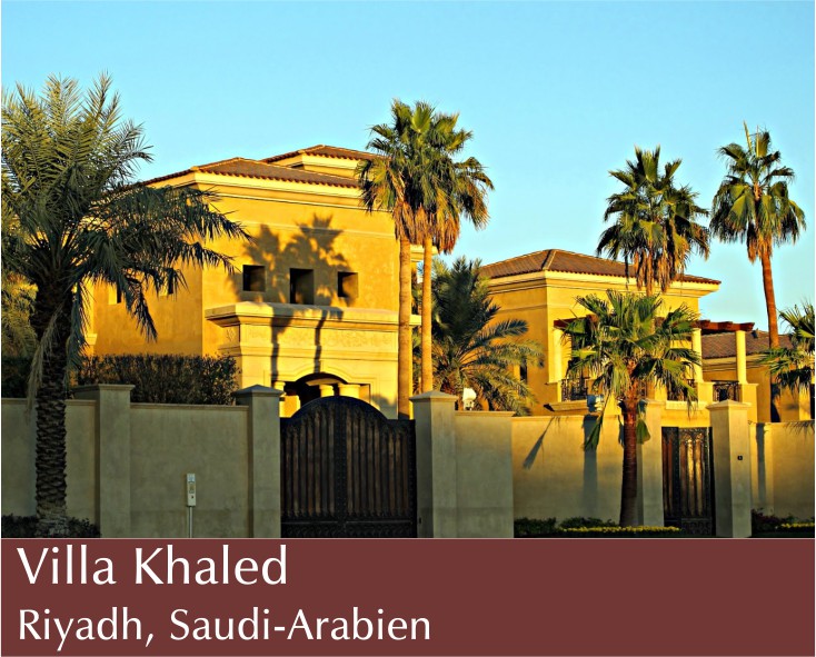 Villa Khaled - Riyadh - Saudi-Arabien - Intarsien-Tafelparkett - Ornamente - Bordüren - Tafelboden